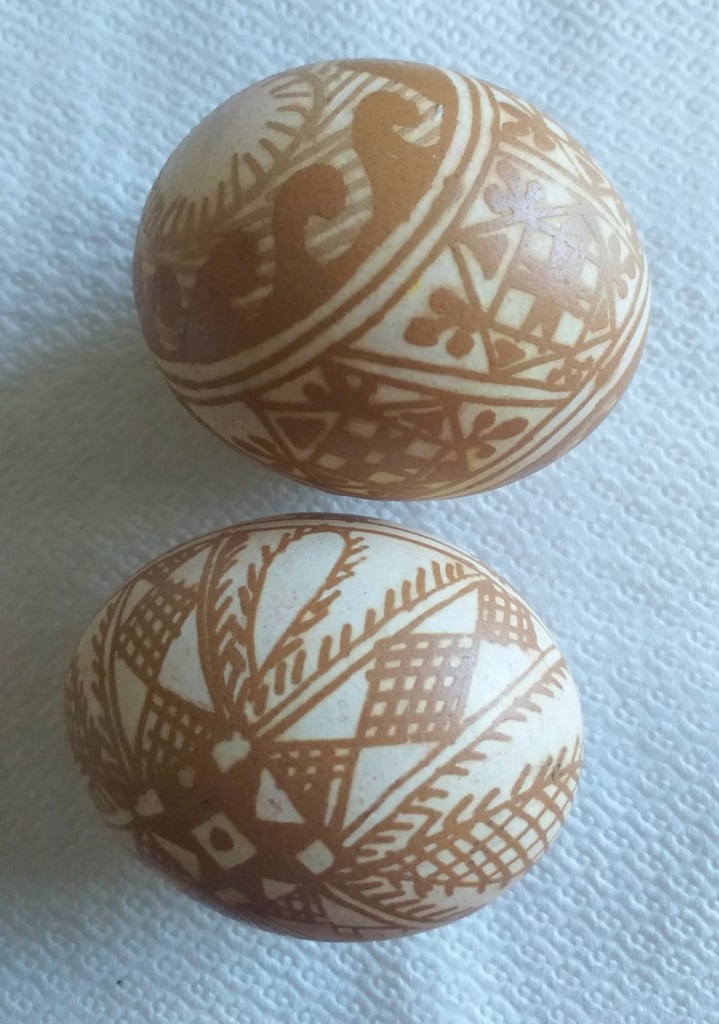 Писанки Хрест Безкiнечник травлення